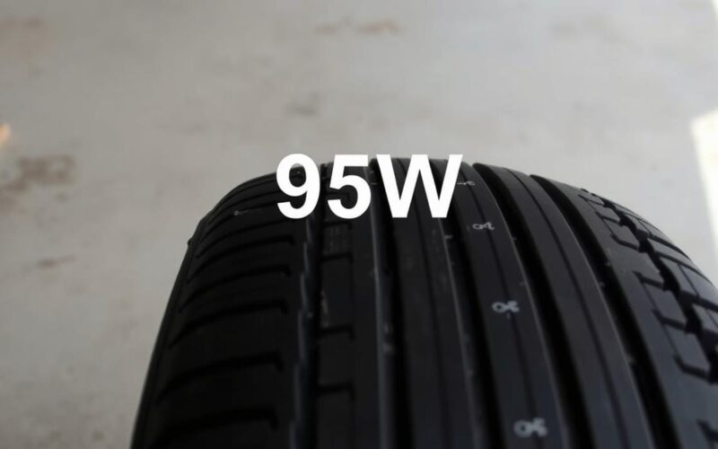 o que significa 95w no pneu