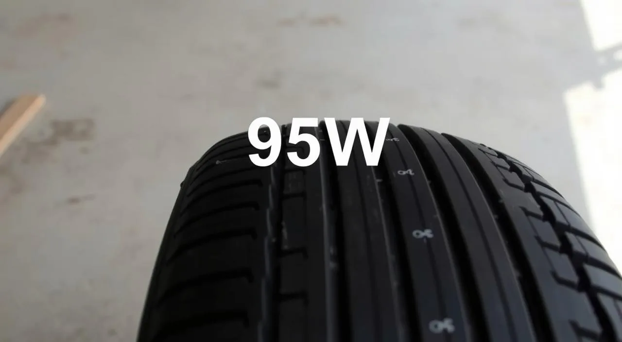 o que significa 95w no pneu