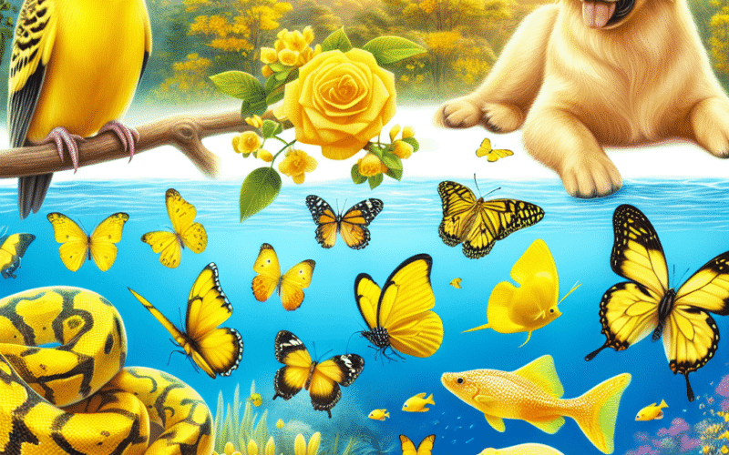 Animais amarelos: conheça diversos exemplos na natureza.