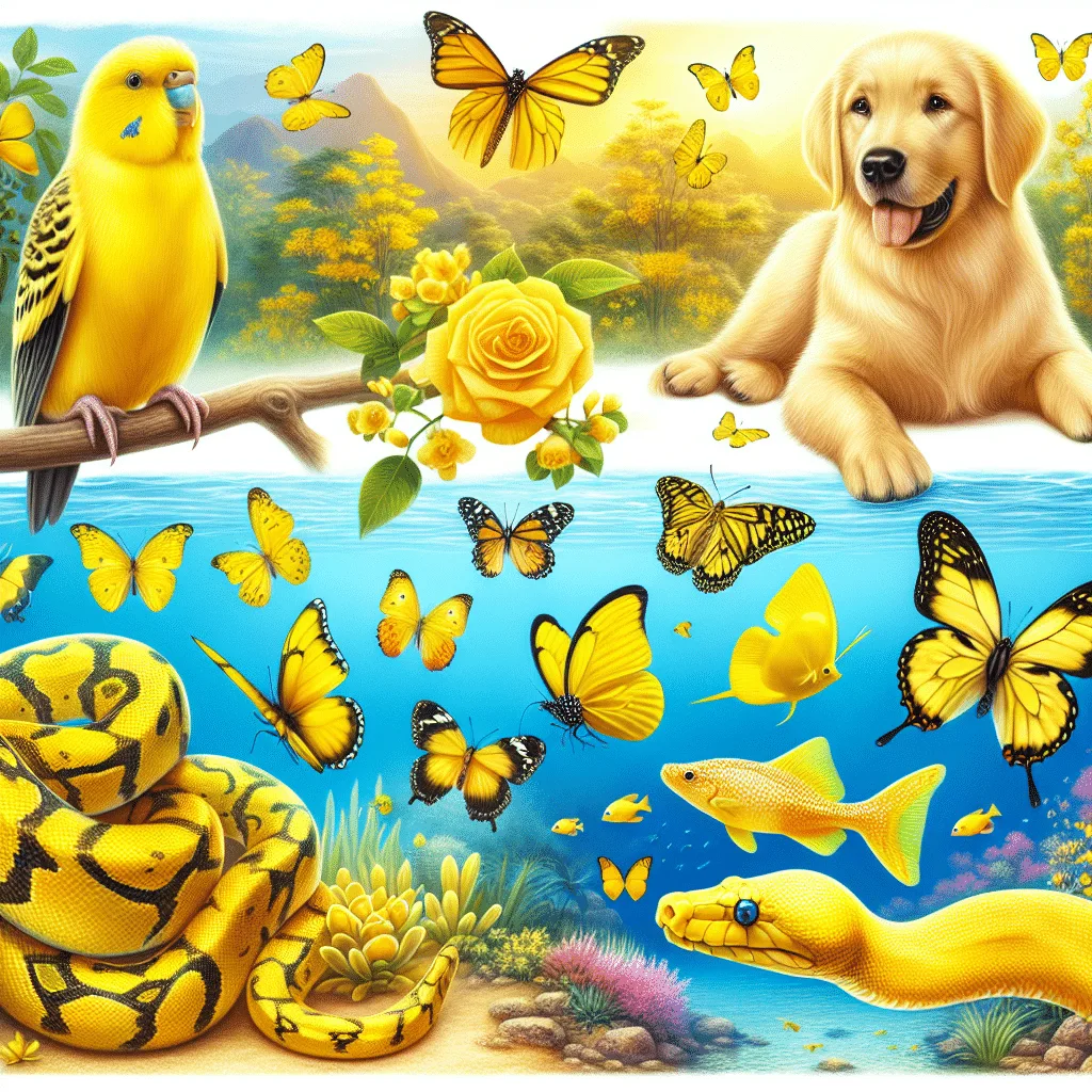 Animais amarelos: conheça diversos exemplos na natureza.