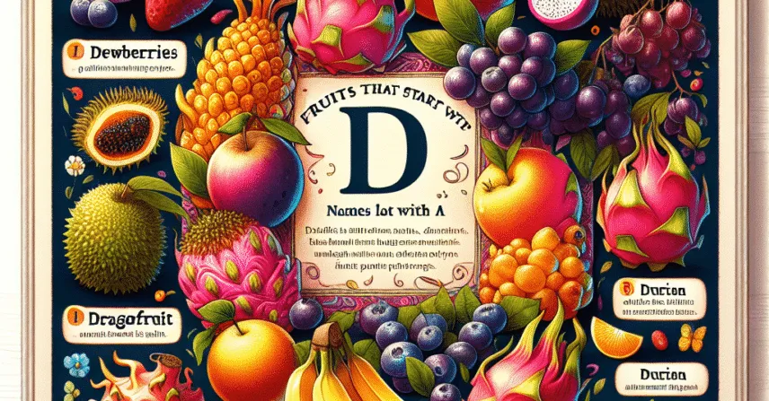 Frutas que começam com d: nomes, benefícios e curiosidades Frutas que começam com d: nomes, benefícios e curiosidades