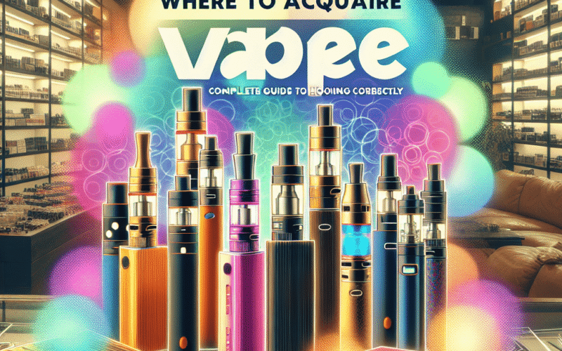Onde adquirir vapes: um guia completo para escolher corretamente