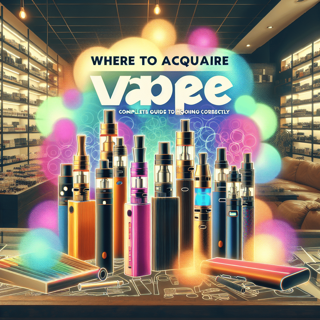 Onde adquirir vapes: um guia completo para escolher corretamente