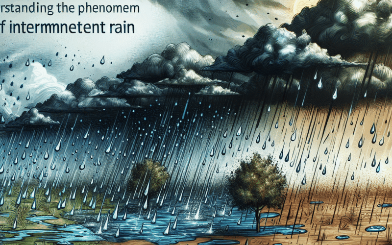 Significado de chuvas intermitentes: Compreenda o fenômeno
