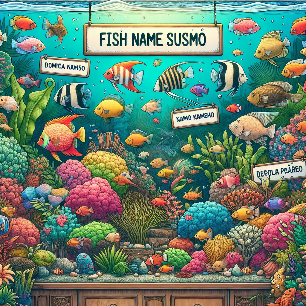 Sugestões criativas de nomes para peixes: inspirações para qualquer aquário