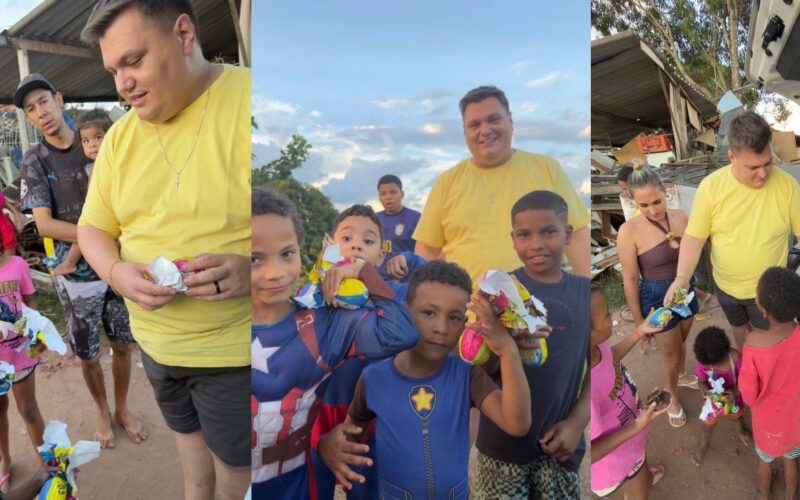 Beleza do Bem leva Páscoa a crianças em Porto Ferreira