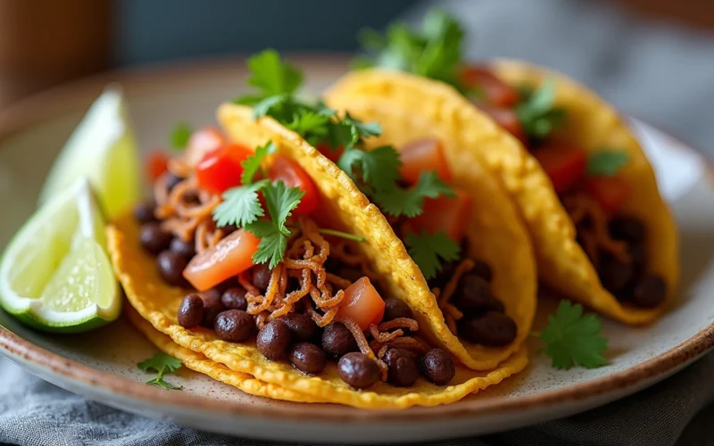Brazil's crispy black bean tacos simplify weeknight dinners
