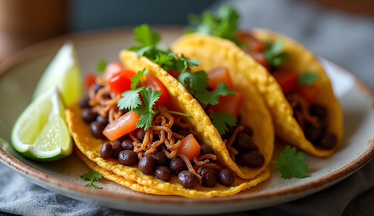 Brazil’s crispy black bean tacos simplify weeknight dinners