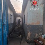 Incêndio em casa no Recanto das Emas mobiliza bombeiros