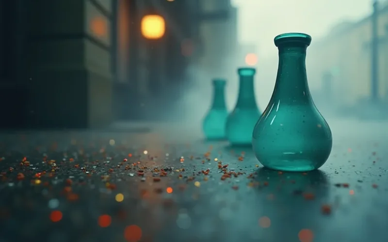 Microfones e câmeras que aparecem acidentalmente em cenas