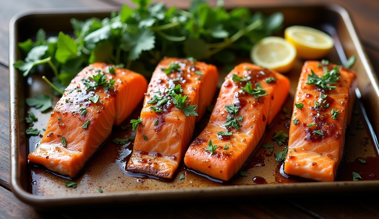 Brazil Balsamic Salmon Sheet Pan Dinner Is Perfectly Simple