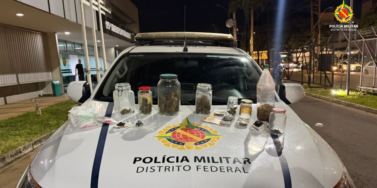 Cheiro forte de maconha leva PMDF a prisão em Ceilândia